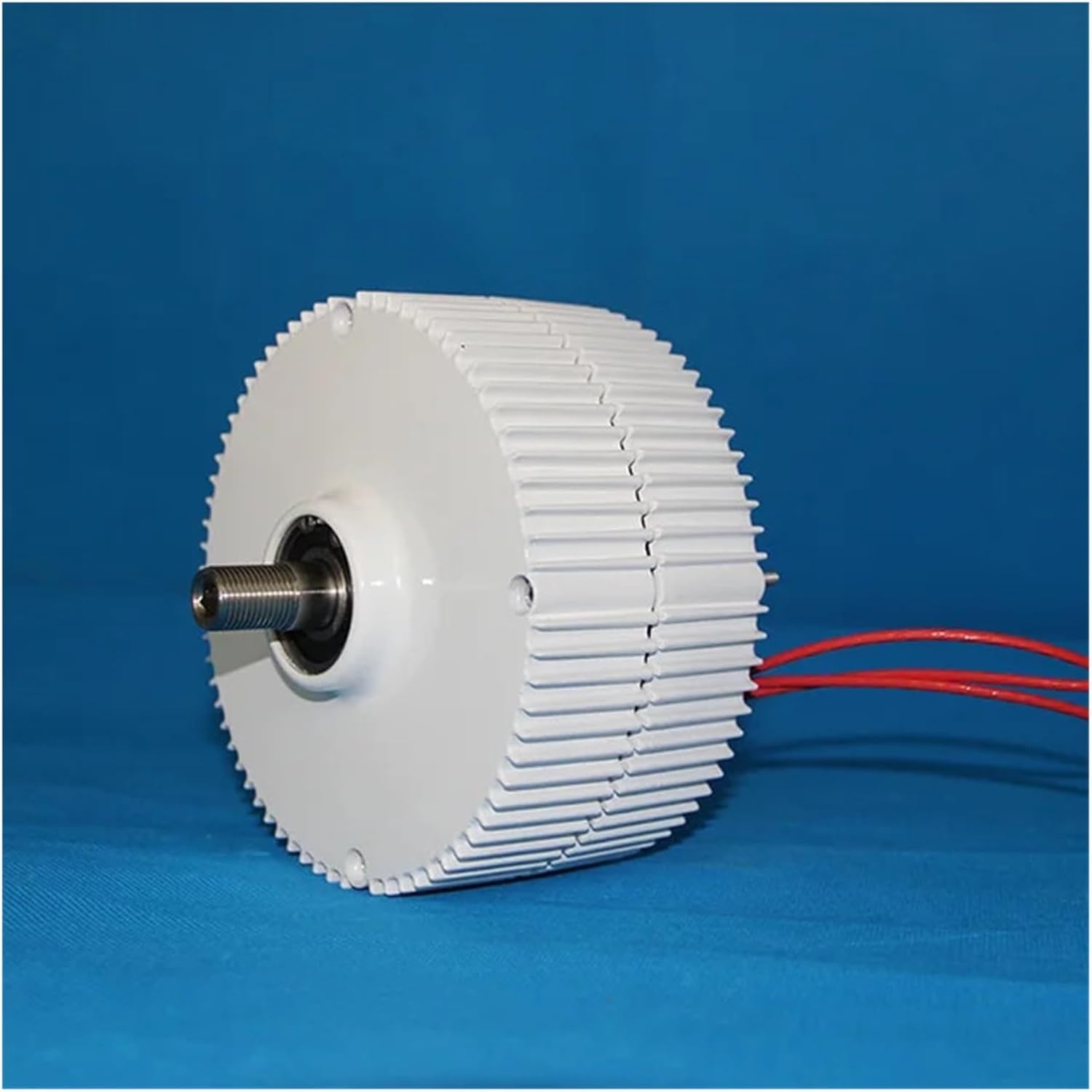 Wind Turbine Generator 24V 48V 1000W 1500W 3 Phase Gearless Permanent Magnet AC tors for Wind Water Turbine Low Starting Speed for Home(with Base,24V_1500W)