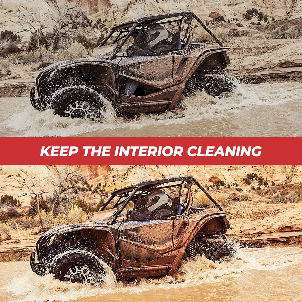 KEMIMOTO UTV Front Lower Doors, UTV Doors with Built in Frame, Block Dust & Mud, Compatible with Talon 1000X/1000R/1000X-4 2019-2025, Replaces 08R77-HL6-A00, Accessories 2 Front Lower Doors