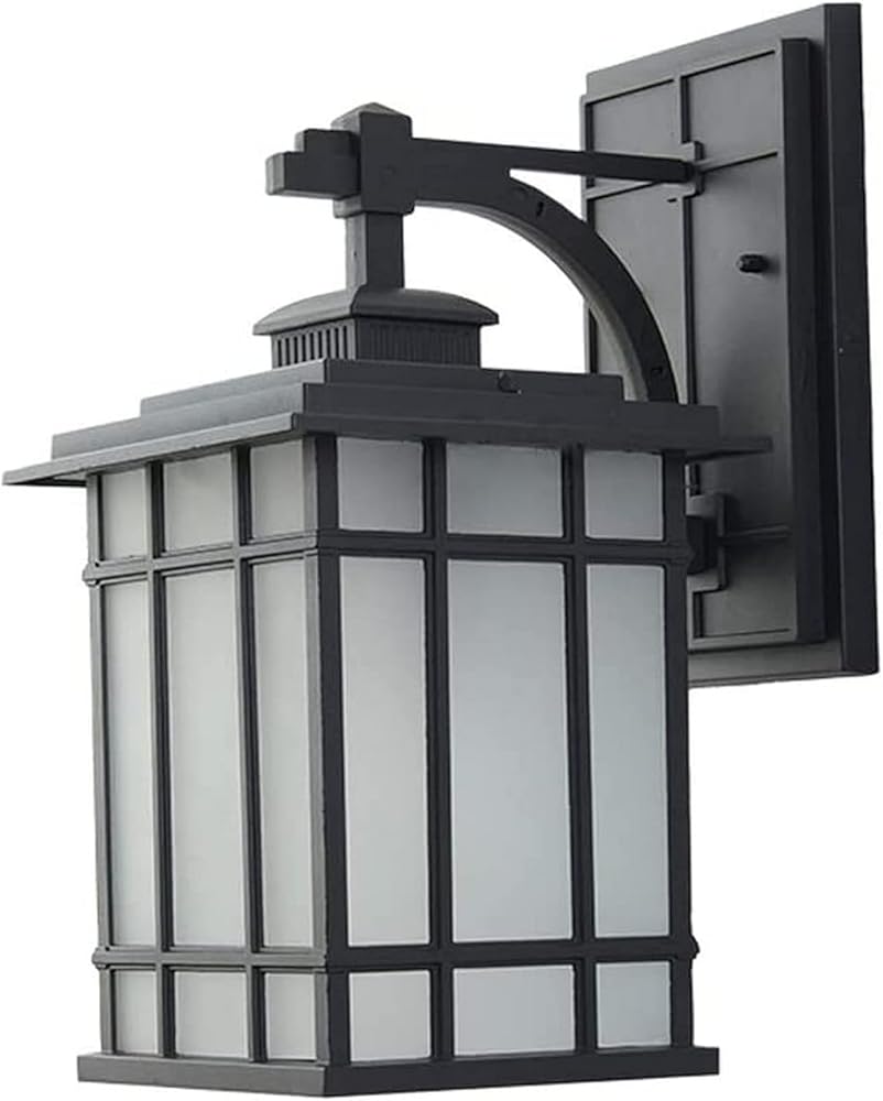 Outdoor Wall Light Modern IP44 Waterproof Wall Lamp Black Finish Wall Lighting Sconce Aluminum Bracket Wall Mount Fixtures,Chandelier Lamps