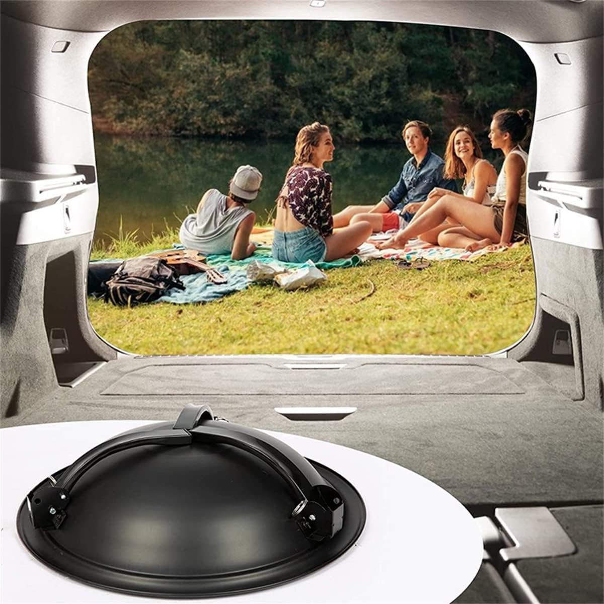 Fire Pit Fire Pit, 21'' Outdoor Patio Steel Fire Pit Wood Burning BBQ Grill Firepit Bowl with Round Mesh Spark Screen Cover Fire Poker