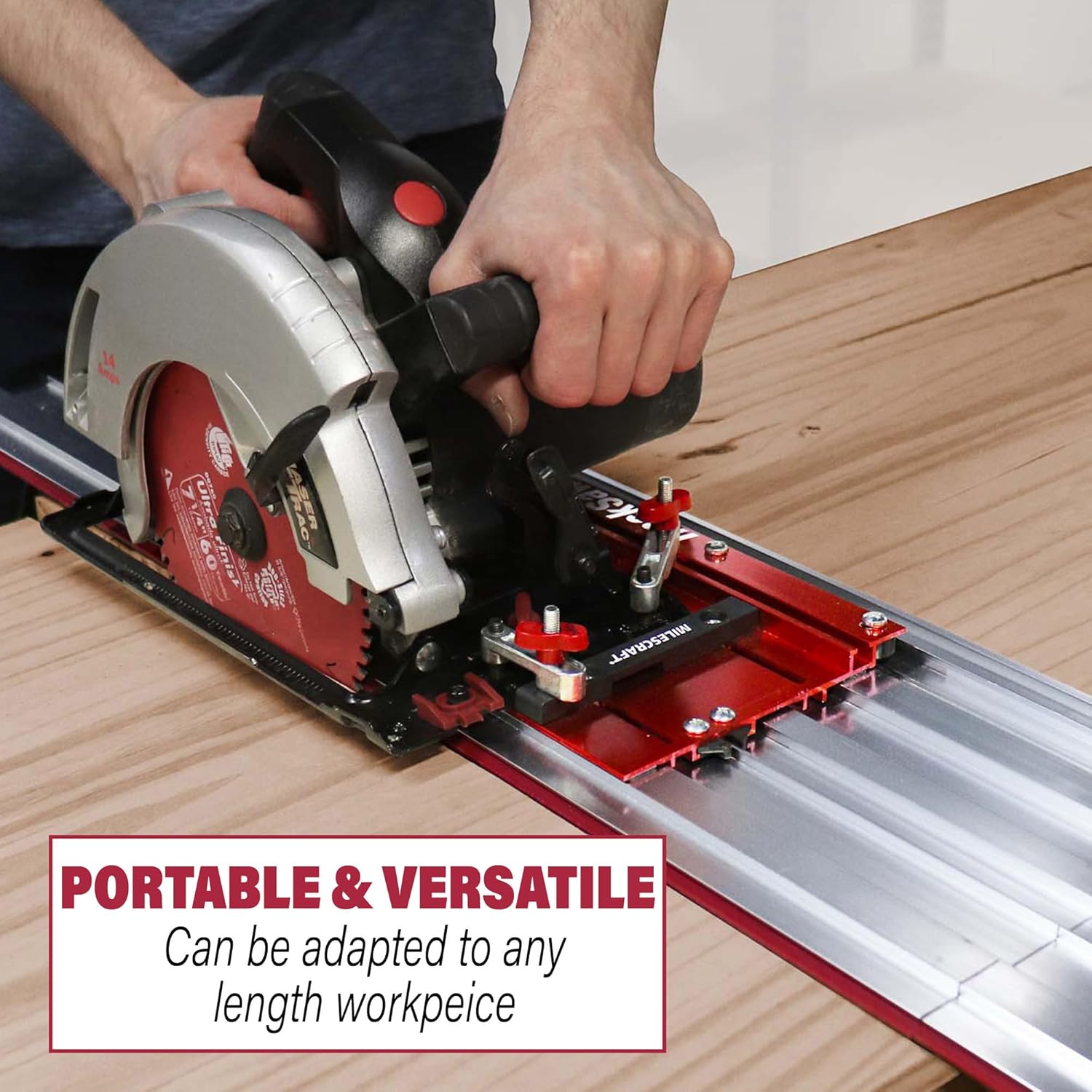 Milescraft 1409 Track Saw Guide - Universal for 7-1/4