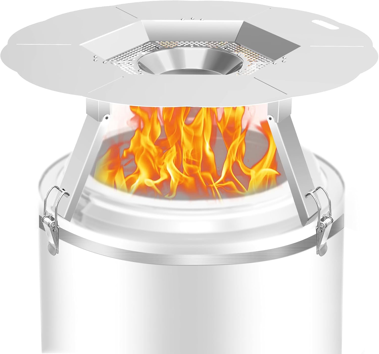 Dirza Heat Deflector Compatible with Solo Stove Ranger and Other 15