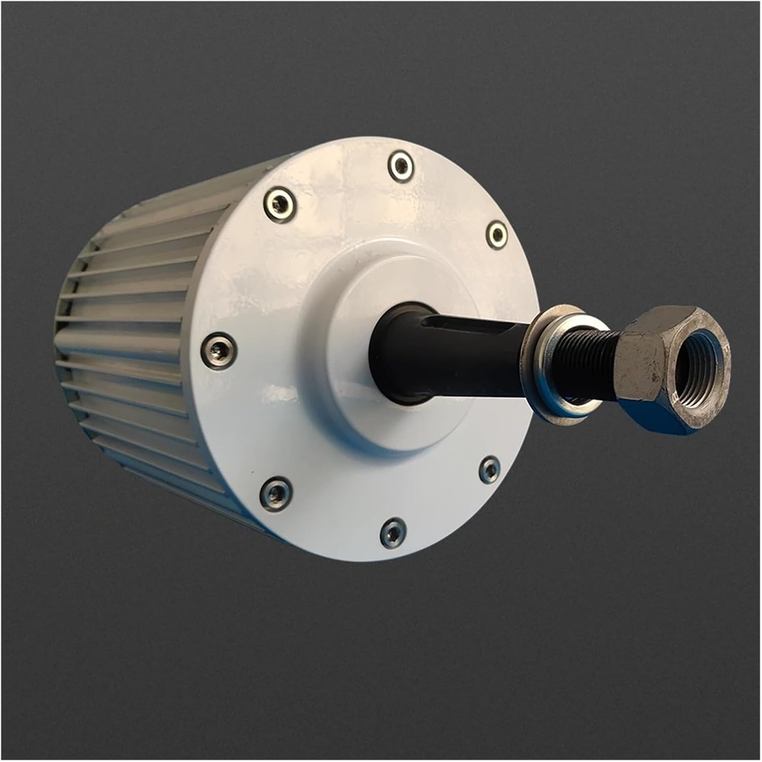 Wind Turbine Generator, 10KW 20KW 30KW Low RPM Big Wind Turbine Generator 48V 96V Free Energy Generator Alternative Energy Permanent Magnet for Marine, RV, Home(96V,with Base_30KW)