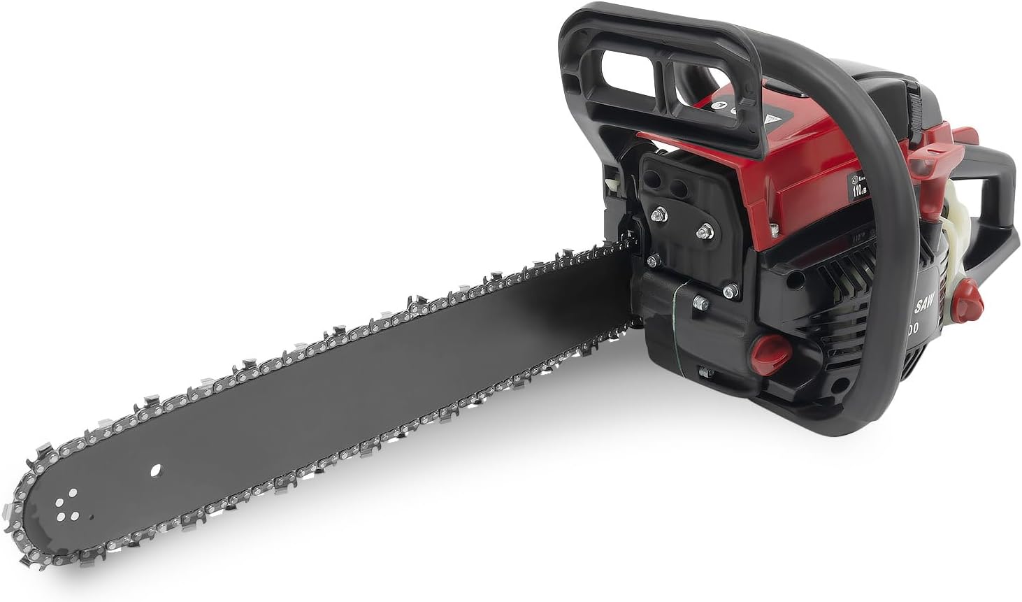 20Inch 58cc Gas Chainsaw, 2-Cycle Gasoline Powered Chainsaw Portable Handheld Cordless Petrol Chain Saws 10000rpm with Air Cooling System for Tree Wood Firewood Outdoor Cutting