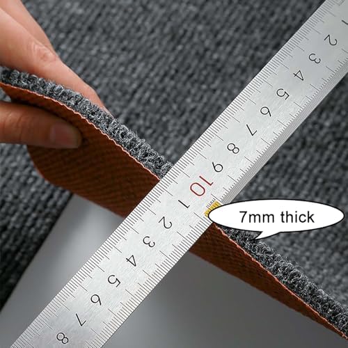 Soundproof Carpet Household Sound-Absorbing and Shock-Absorbing Pad Floor Thickening Fitness Piano Drum Noise Reduction Mat(Light Gray,120x200cm/47.2x78.7in)