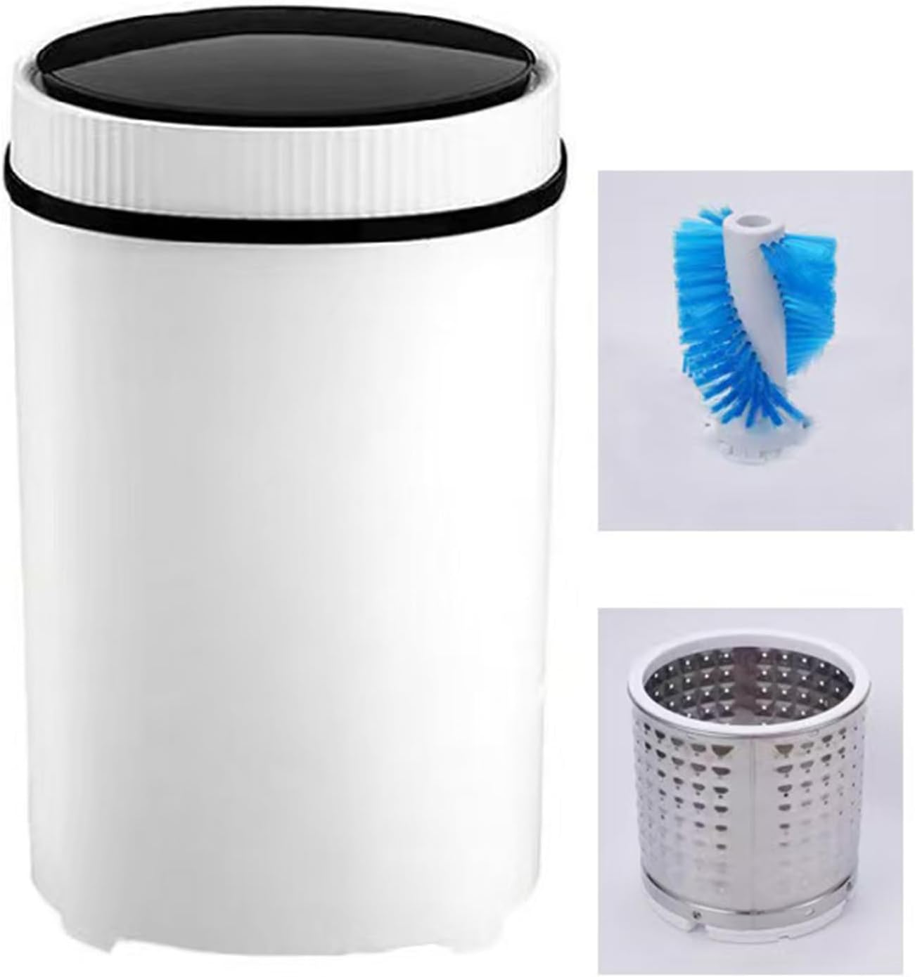 Large capacity large round drum shoe washing machine, large single drum portable single drum mini semi-automatic