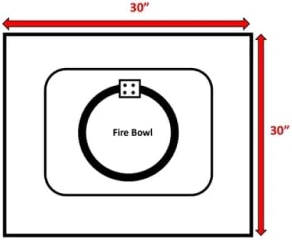Outdoor Fire Pit Table with Lid 30 Inch Steel Propane Fire Pit for Patio Garden Backyard with Glass Wind Guard