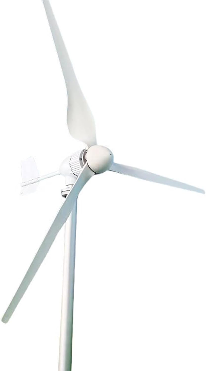 Wind Generator Kit 1000W-1500W 12V 24V 48V with Controller and 3 Blade Wind Turbine Generator Kit Wind Power Generator for Windmill Generator Hybrid Solar Wind System,12V