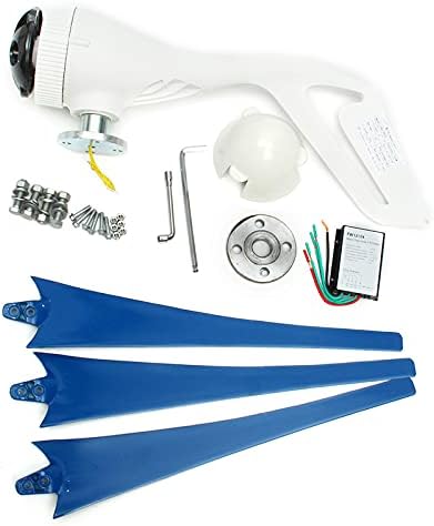 9000W 12V/24V Wind Turbines Generator 3 Blades Wind Power Electricity Generator with Controller Use for Home Solar Streetlight