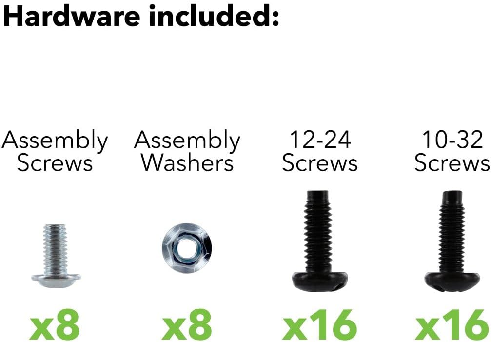 Navepoint 1U 19-Inch Fixed 4-Post Rack Mount Server Shelf with Adjustable Depth from 18-34 Inch Black