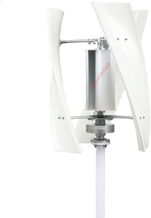 Vertical Noiseless Wind Turbine 2000W 3 Blades 48V/24V/12V/220V Kit with Charge Controller Suitable for Emergency Power Generation in Outdoor Factories