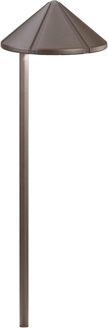 Kichler 15815AZT30R Landscape Path, 8 Light LED 48 Total Watts, Textured Architectural Bronze