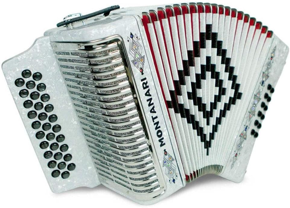 Montanari 3112 G Acordeon FA Blanco Accordion FBE