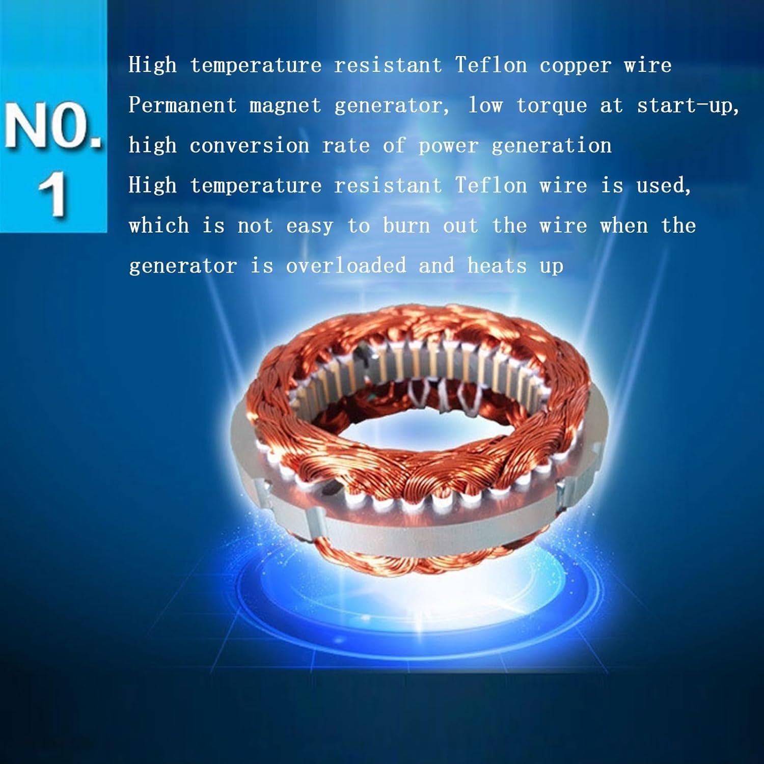 2000W 5 Blade Windmill Horizontal Axis Wind Turbine， with MPPT Charge Controller Wind Turbine Kit Power Generation Home Windmill Three-Phase AC Permanent Magnet Generator (24.0, Volts)