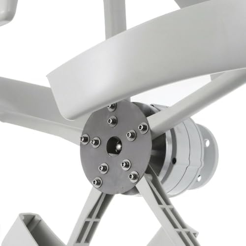 400W-1200W Vertical Axis Wind Turbine Generator Kit - 5 Blades, Low Wind Start (2m/s) for Home, RV, Streetlight, Camping - Efficient 24V Renewable Energy Solution