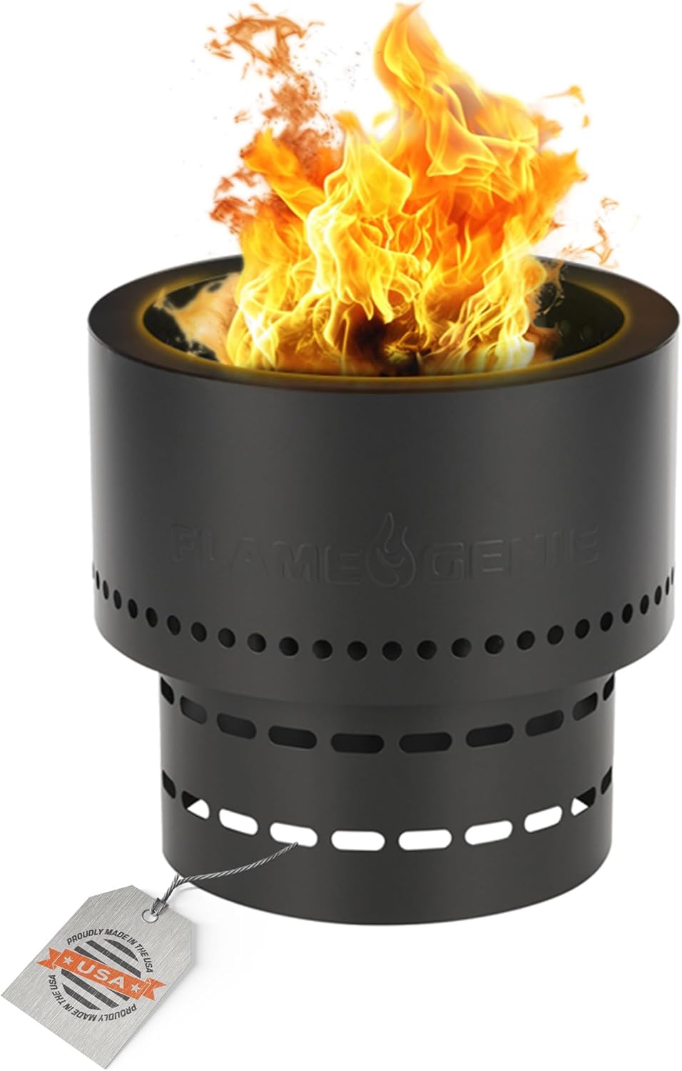 Flame Genie Portable Fire Pit - Smoke-Free Inferno Wood Pellet Fire Pit, 19