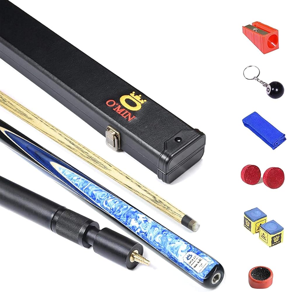 Professional Pool Stick, Billiard Stick with Integration Pool Cue Kit with Cleaning Towel and Other Accessories,11.5Mm Tip 145Cm/57In Cue(Color:B;Size:145cm/57in)