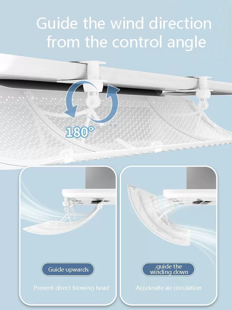 The air filtering of the central air conditioner and preventing direct blowing board