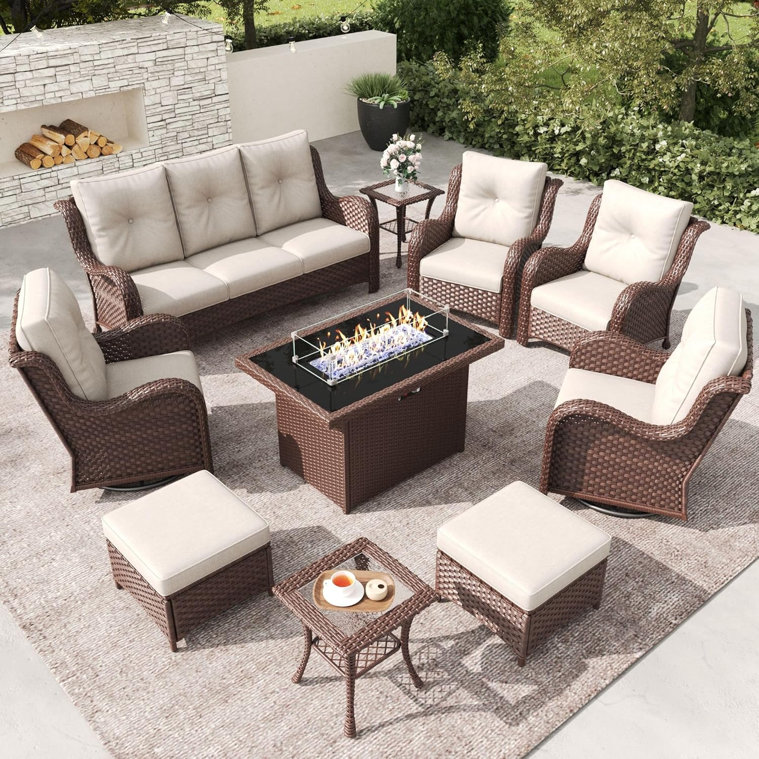 Outdoor Furniture Set with 44