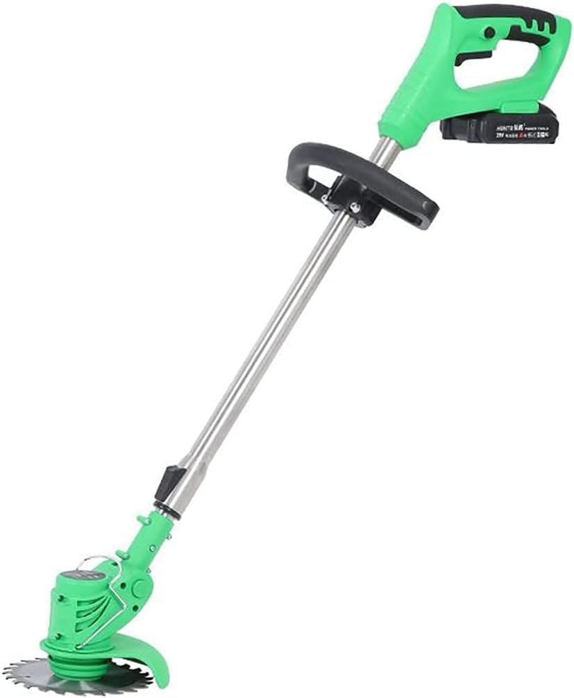 Electric Lawn Mower Rechargeable 1500W Wireless Lawn Mower Outdoor Small Household Multifunctional Cutting Artifact