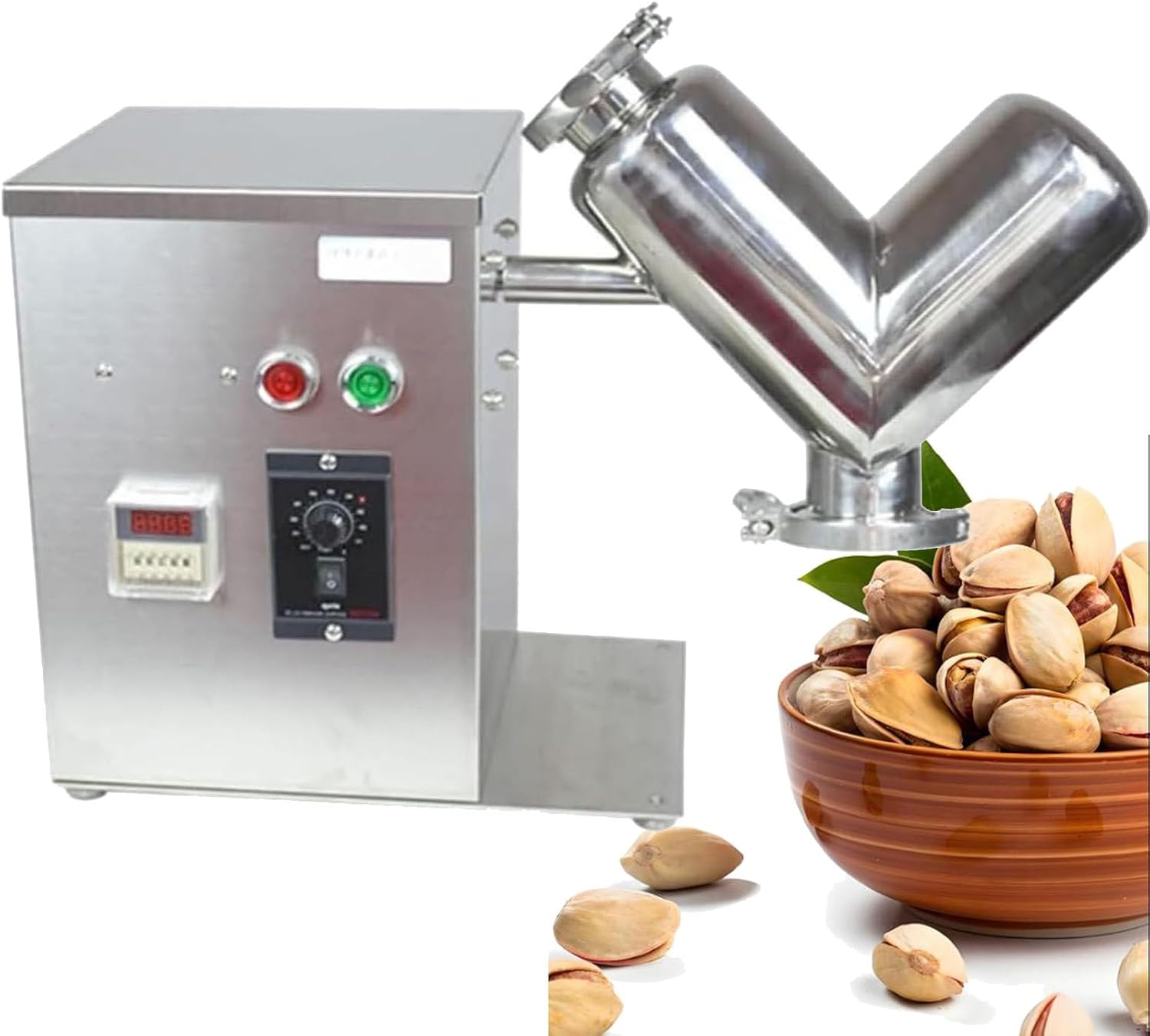 Stainless Steel Dry Powder Mixer - Efficient Particle Blender for Granual Mixing, Ideal for Feed and Powder Blending