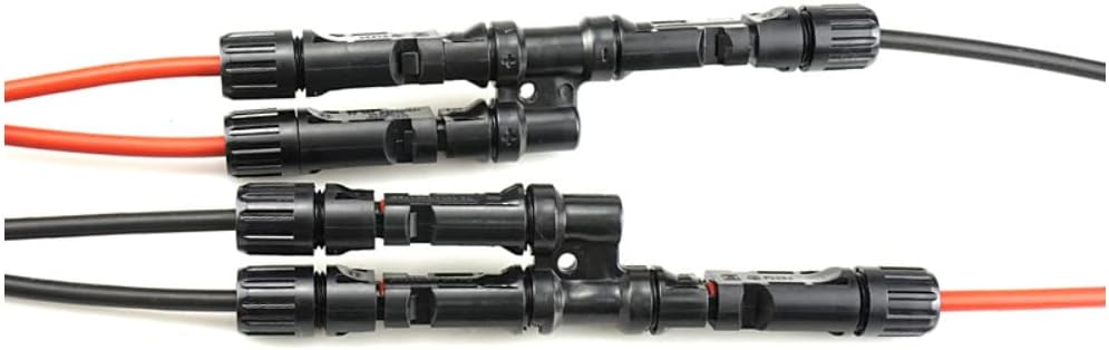 100PCS Solar Panel Connectors +10PCS Solar Branch Connectors
