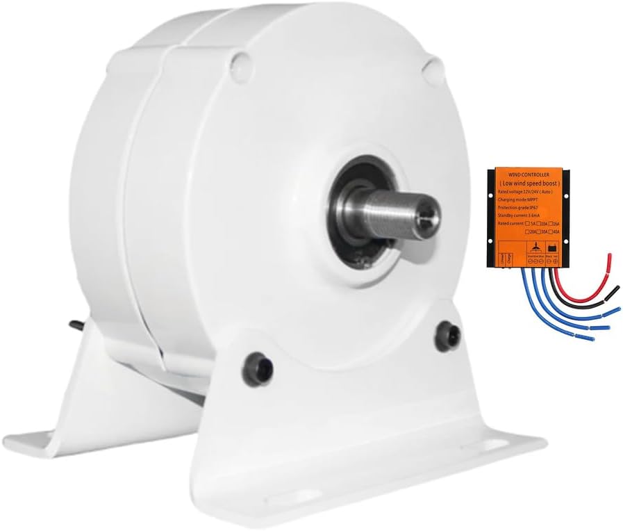 Gearless 3 Phase AC Permanent Magnet Generator 12V 24V 48V for Home Electric Low RPM Alternator for Wind Water Turbine(220V,8000W)