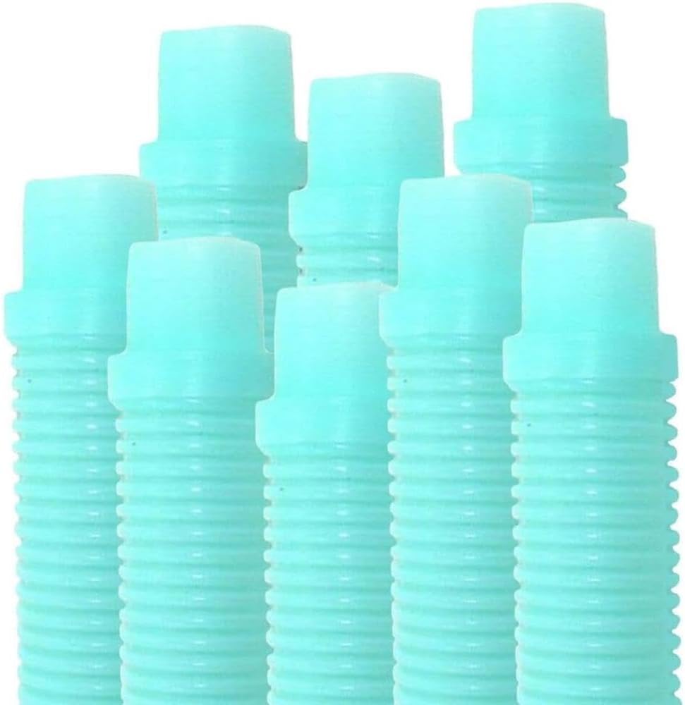 Replacement for Puri Tech Pool Cleaner Hose Kreepy Krauly Barracuda G3 G4 1.5in x 48ft Aqua 8 pk