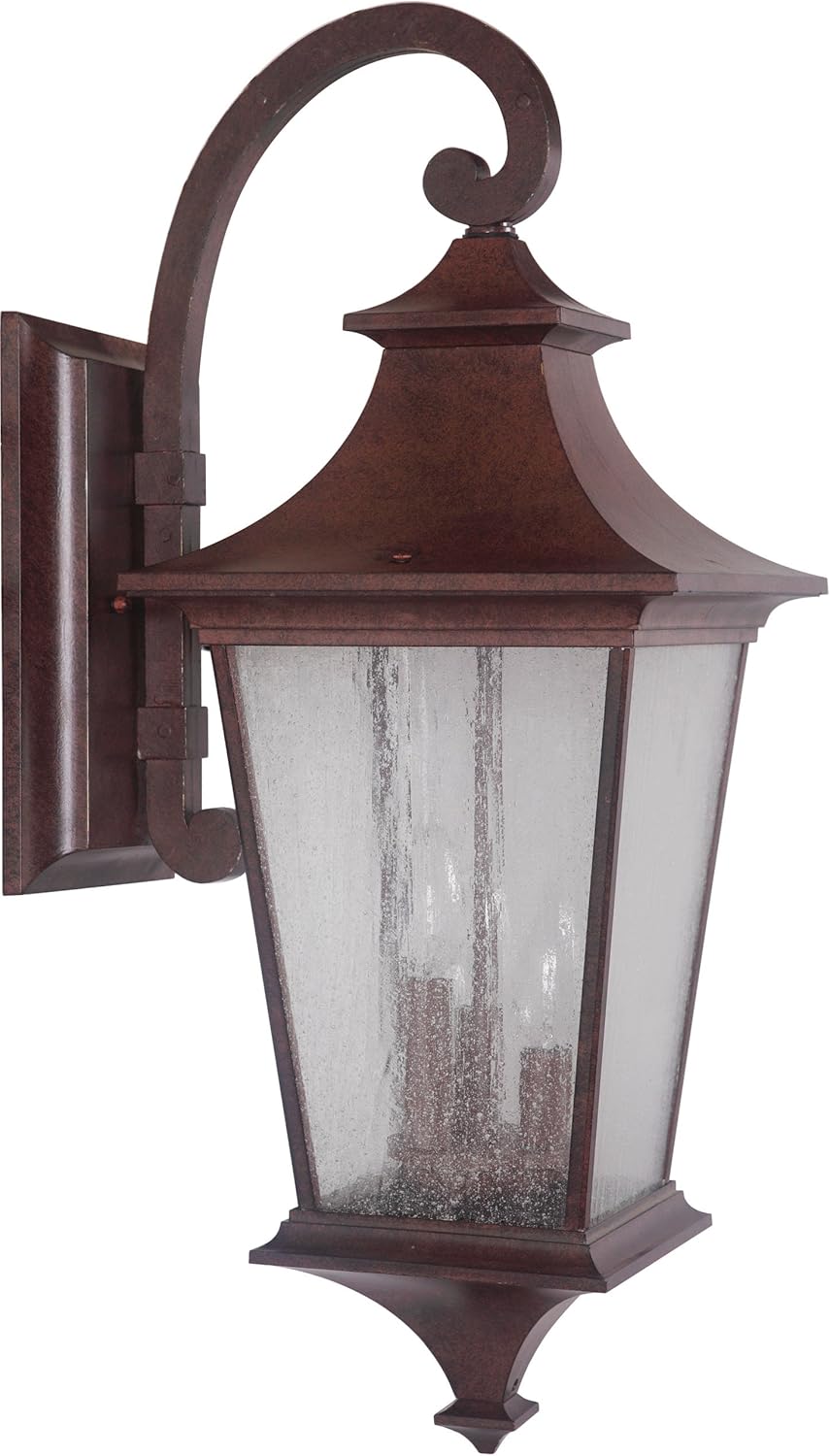 Craftmade Z1374-AG Argent II Outdoor Large Wall Mount, 3-Light 180 Watts (10