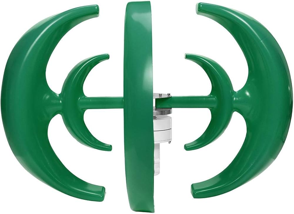 4200W 12V 24V Vertical Axis Wind Turbines Generator Lantern 4 Blades Motor Kit Windmill Energy Charge Turbines for Home Camping,12v