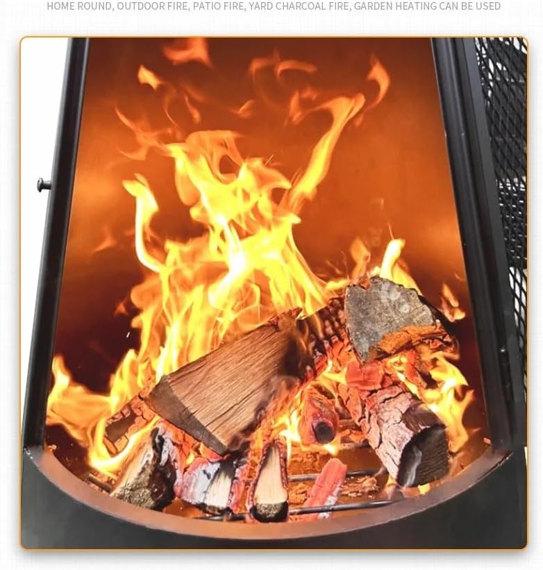 Outdoor Fireplaces Fire Pits Outdoor Portable Folding Firewood Burner Stove Picnic Detachable Garden Bonfire PartyBurning Wood Fire Pits