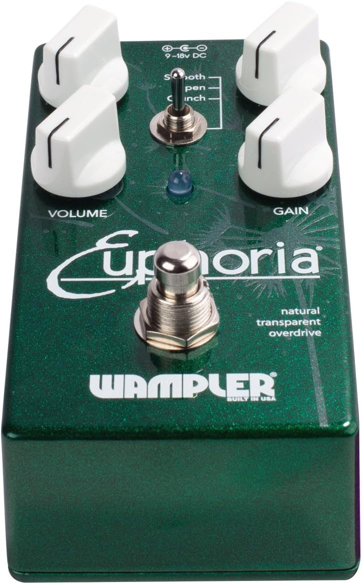 Wampler Euphoria V2 Natural Transparent Overdrive Guitar Effects Pedal