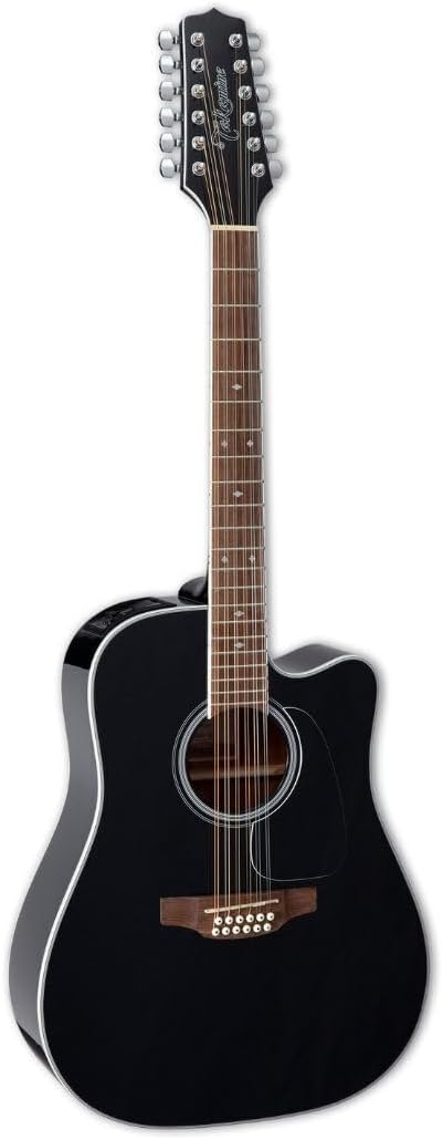 Takamine GD-38CE 12-string Acoustic-electric Guitar - Black