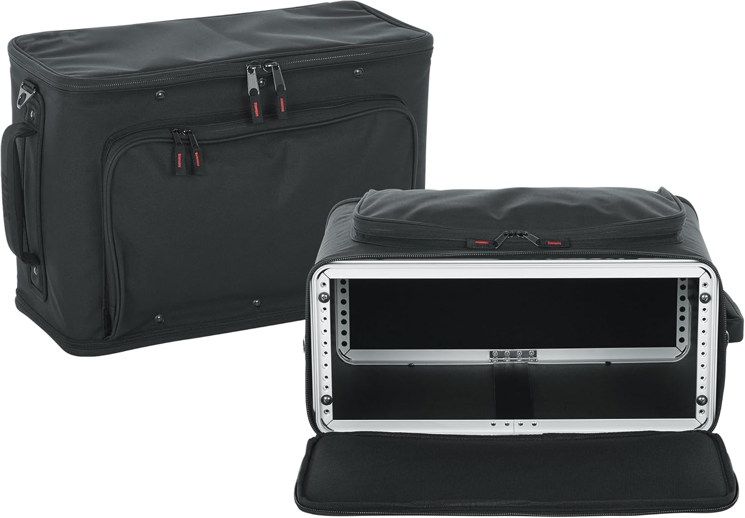 Gator Cases Lightweight Rack Bag with Removable Shoulder Strap, 4U Rack - 12.5