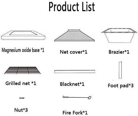 Outdoor Fire Pit Wood Burning Fire Pit, Firepits for Outside with Magnesium Oxide Base, Net Cover, Grilling Net, Outdoor Barbecue
