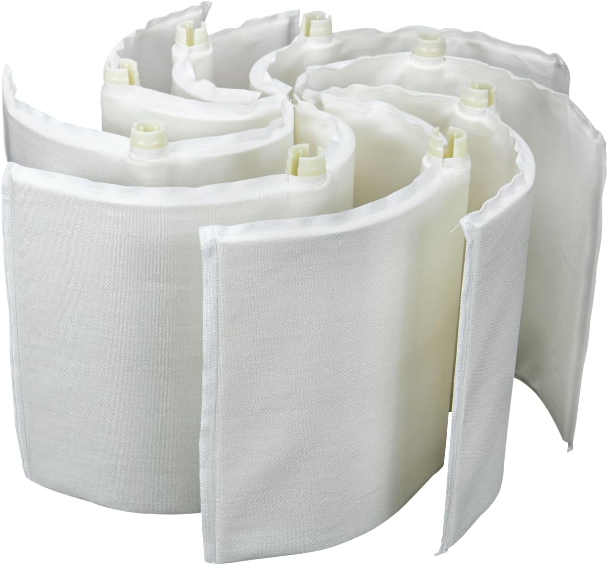 ZOTEE 24 Square Foot Swimmin Pool DE Filter Grids Compatible with FS-2002, FC-9520, PFS1224, 59001100, 59001000, DE Grid Swimming Pool Filter Cartridge, 7 Full + 1 Partial