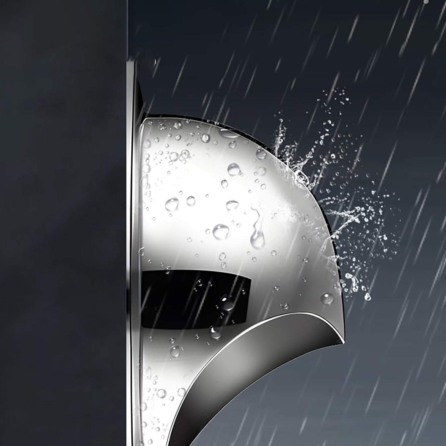 Ventilation Grill Hood Ducting Vent Cowl - 304 Stainless Steel Air Dryer Vent Cover, Round Wall Outlet Hood for Home, Wall Air Soffit Vents with Built-in Screen Mesh (300mm)