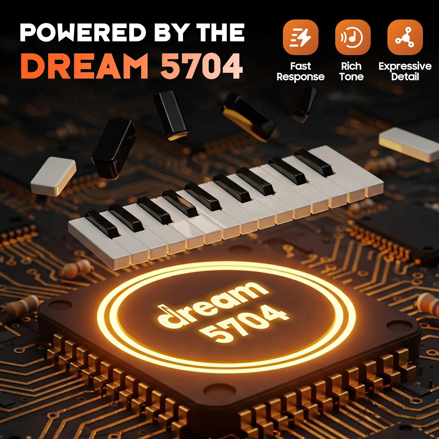 CAHAYA Digital Piano 88 Key – Full-Size Weighted Electric Piano Keyboard with Wooden Body, 380 Sounds, Triple Pedal, USB-MIDI, Ideal Xmas & Holiday for Beginners & Adults