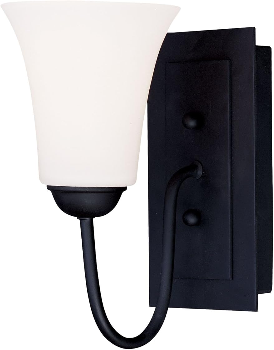 Livex Lighting 6481-04 Ridgedale 1 Light Wall Sconce, Black