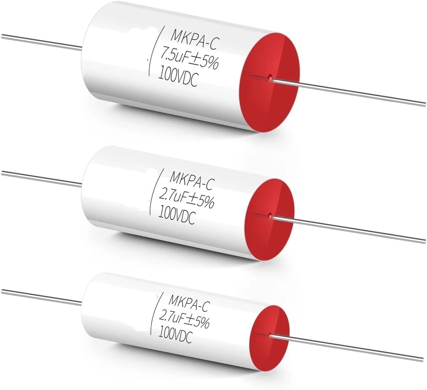 ALKOY 2 Pieces Audio Amplifier Capacitor 100V Crossover metallized Polypropylene Film HiFi end Audio Fever Capacitor (Size : 100V 20UF)