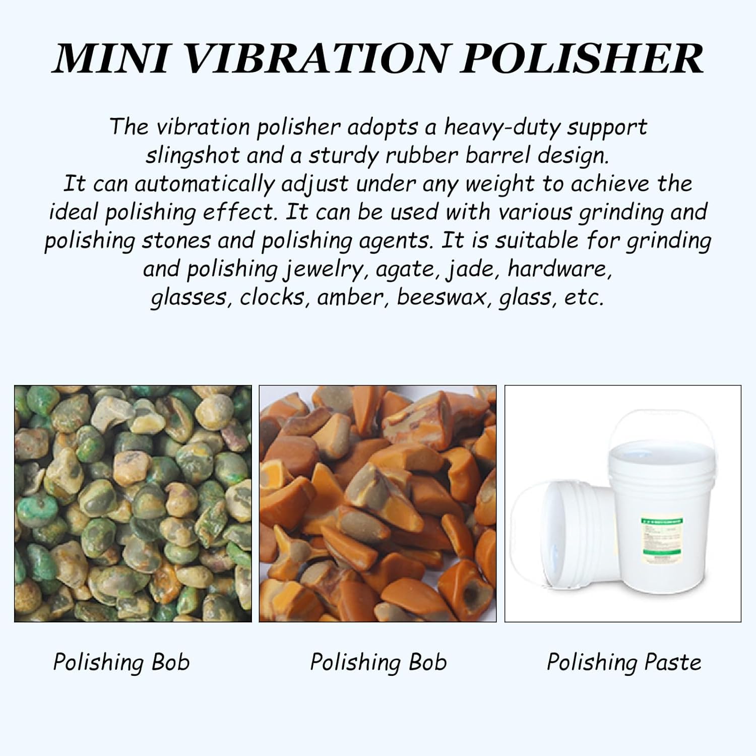 Electric Metal Parts Tumbler Plisher- Metal Polishing Vibratory Tumbler Rotary Vibratory, Bowl Metal Cleaner Bowl Finishing Machine Cleaning Tumbler