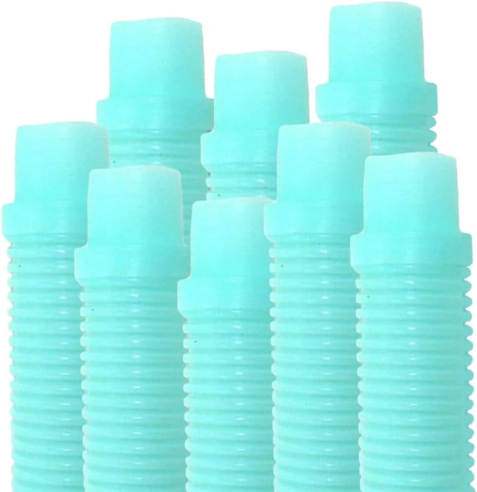8 Pack 1.5 Inch x 48 Inch Aqua Vacuum Hose OEM Replacement Puri Tech Kreepy Krauly Compatible with Barracuda G3 G4 Hayward Navigator Pool Vac Ultra Polaris ATV