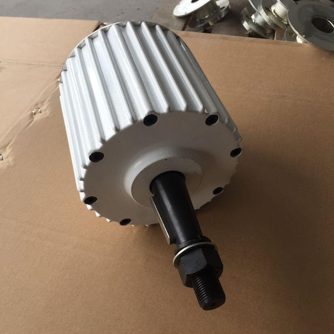 Wind Turbine, 10KW 20KW 30KW Low RPM Big Wind Turbine Generator 48V 96V Free Energy Generator Alternative Energy Permanent Magnet(with Base,96V_30KW)