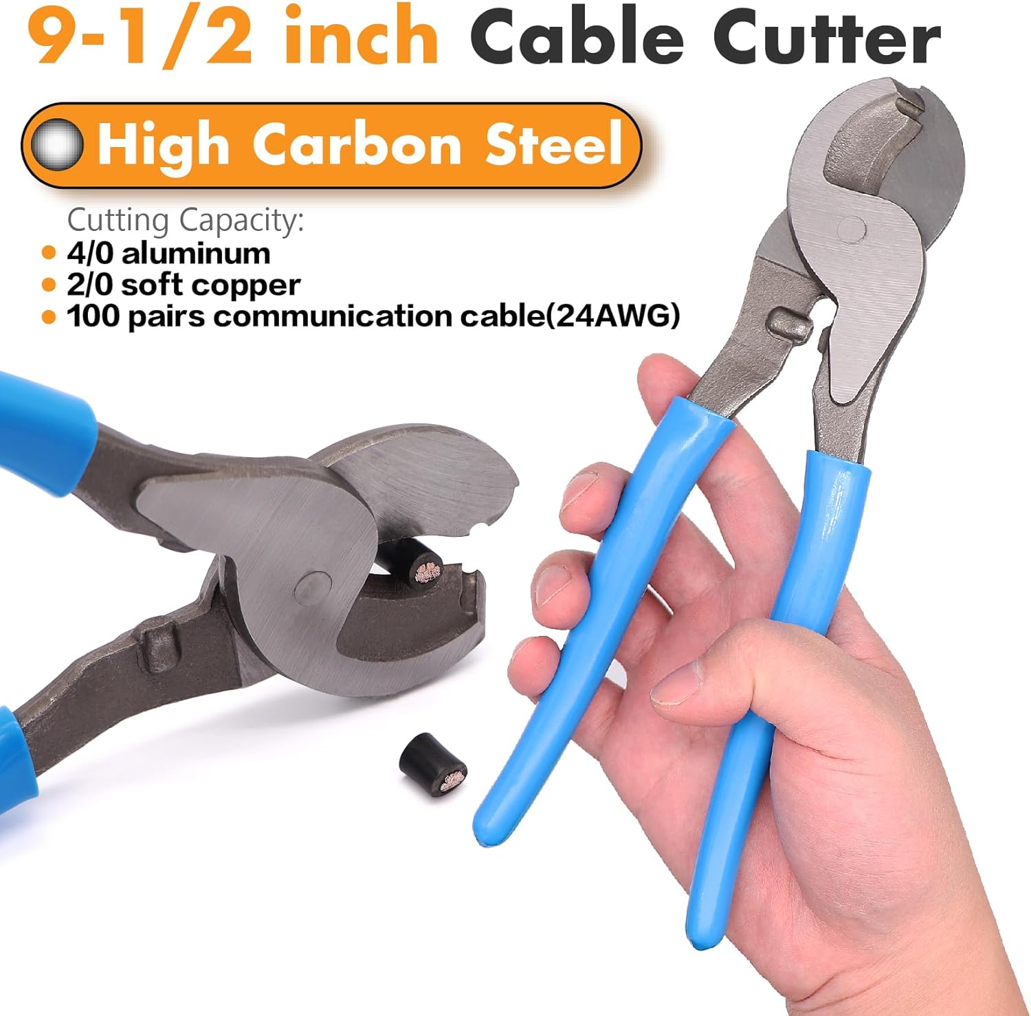 Jeemiter 1/0 Gauge CCA Wire Kit - 20ft Red & 20ft Black with Free Wire Cutter | Car Amplifier Power & Ground Cable for Big 3 Upgrade, Solar, RV