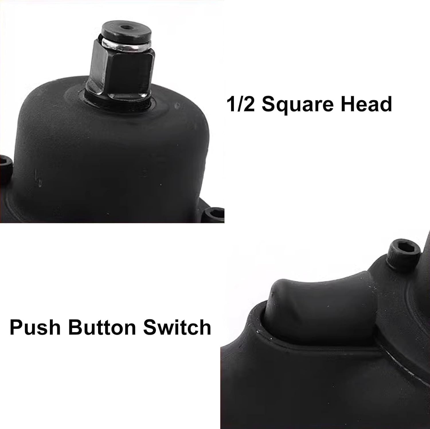 28MM/61MM Oil Drum Capping Machine, Pneumatic Oil Barrel Crimper, Idling Speed 7000RPM, Adjustable Forward and Reverse, for Liquid Packaging Industry