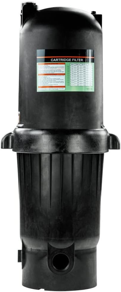 Rx Clear Radiant Cartridge Pool Filter for Inground Swimming Pools | PRC150 | Up to 35,000 Gallons | Energy Efficient | Corrosion Proof | Filter Cartridge Included