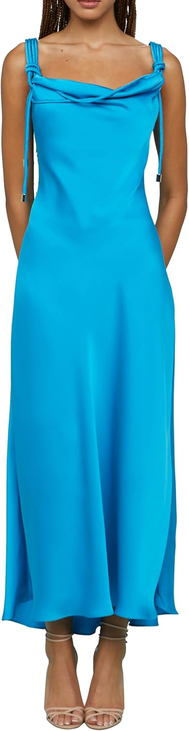 AMUR Women's Liza Pleated Midi Dress
