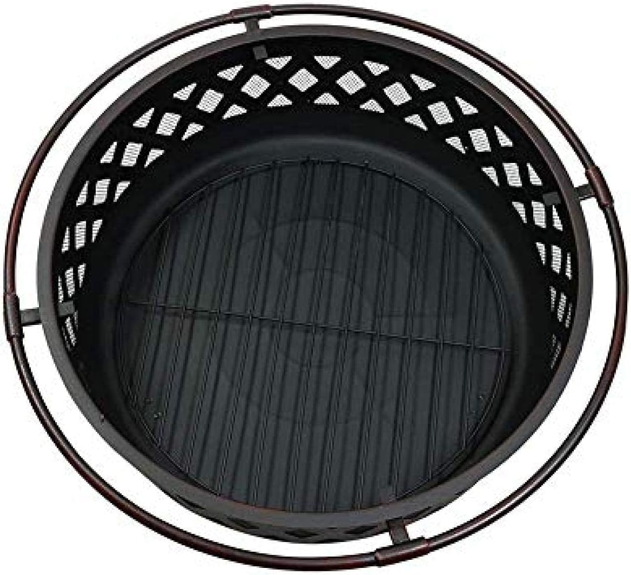 Fire Pit BBQ Grill Fire Bowl Wood Stove Firewood Coal Heating Stove Carbon Grill Party Brazier Bonfire Rack