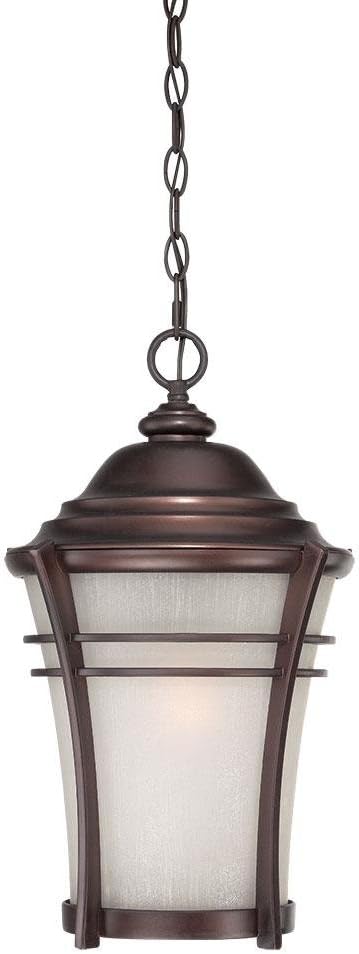 Acclaim 39626ABZ Vero Collection 1-Light Outdoor Light Fixture Hanging Lantern, Architectural Bronze