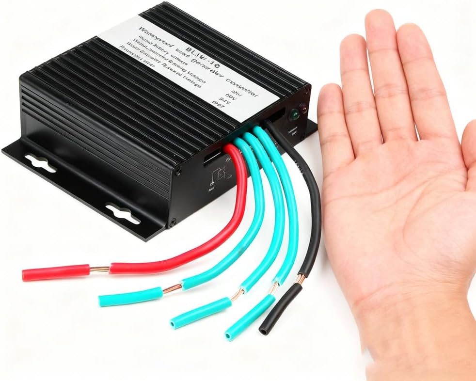 Wind Turbine Controller Ip67 Waterproof 800W MPPT Wind Turbine Charge Controller with Overcharge Protection and Display (Black 12V 24V 48V 220V),Black,48V